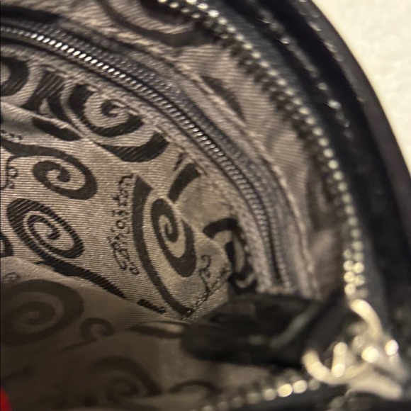 Brighton Black Crochet Shoulder Bag - Picture 9 of 14